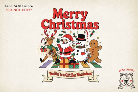 Cat Wonderland PNG: Festive Illustrations