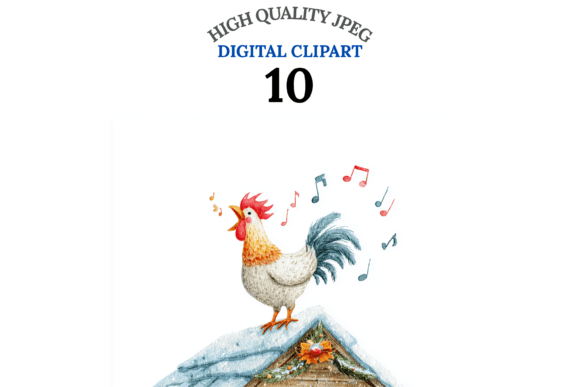 Christmas Farm Clipart Set: Illustrations Review