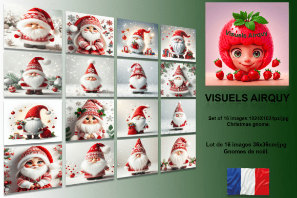 Christmas Gnome Illustrations for Festive Blog Design