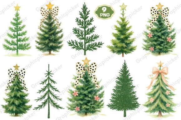 Christmas Tree Clipart & Spruce Illustrations Review