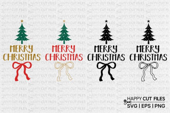 Coquette Christmas Tree Bow SVG Review