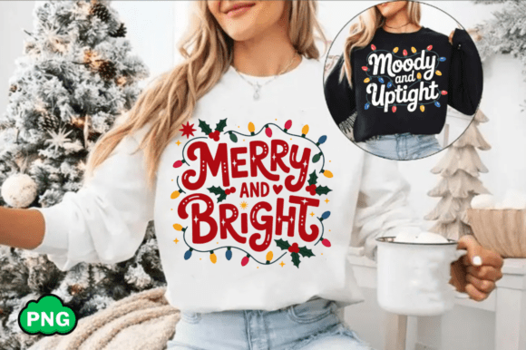 Couples Christmas PNG: Matching Holiday Illustrations