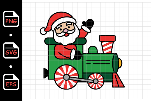 Cute Santa Driving Christmas Train: A Designer’s Review