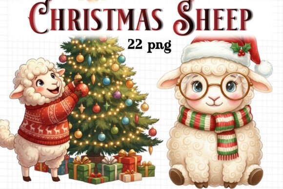 Cute Sheep Christmas Sublimation: Editorial Illustrations Review