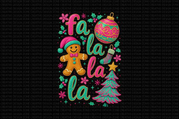 Fa La La La Christmas PNG: A Designer’s Embroidery Review