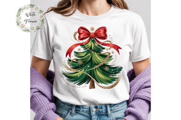 Festive Christmas Tree PNG Clipart for Illustrations
