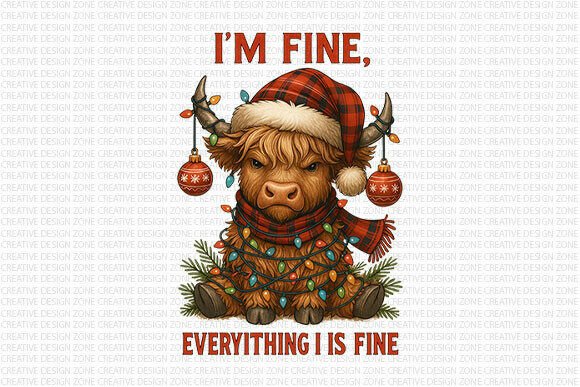 Funny Christmas Cow PNG: Festive Illustrations