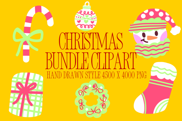 Review: Christmas Clipart Bundle Pastel PNG Illustrations