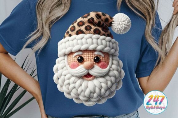 Review: Christmas Santa Crochet Yarn PNG Leopard