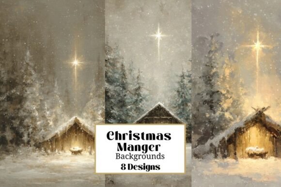 Reviewing 8 Holy Nativity Manger Christmas Illustrations