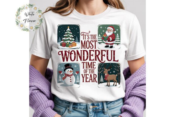Reviewing Wonderful Christmas Collage PNG Clipart Illustrations