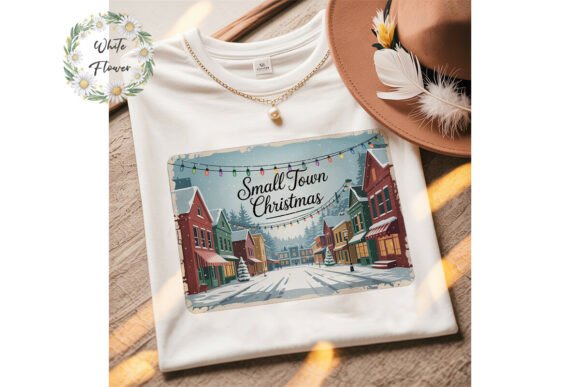Small Town Christmas Design & Illustrations